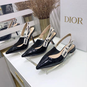 J'ADIOR织带女鞋-黑色漆皮