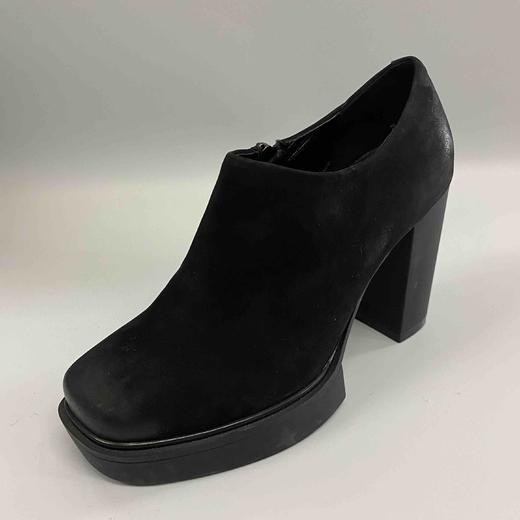 SA-LINK X206 真皮圆头粗跟时装高跟鞋 商品图0