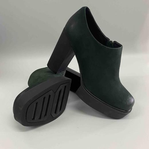 SA-LINK X206 真皮圆头粗跟时装高跟鞋 商品图10