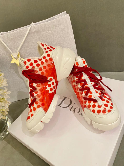 Dior老爹鞋-红色波点 商品图6