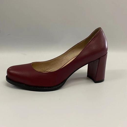 SA-LINK 萨琳M110粗跟时尚圆头船鞋 商品图1