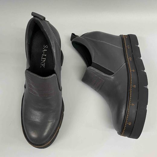 SA-LINK W502 灰色内增高厚底8厘米懒人一脚蹬 商品图5