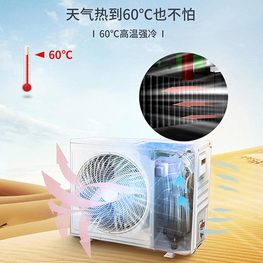 TCL空调1.5匹变频 快速冷暖一级能效智能柔湿制冷 壁挂式空调 KFRd-35GW/DBp-XT11+B1 商品图1