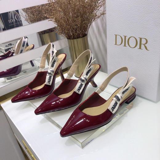 J'ADIOR织带女鞋-酒红漆皮 商品图0