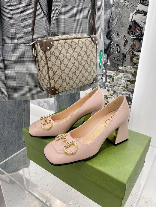 Gucci新款单鞋-粉色 商品图2