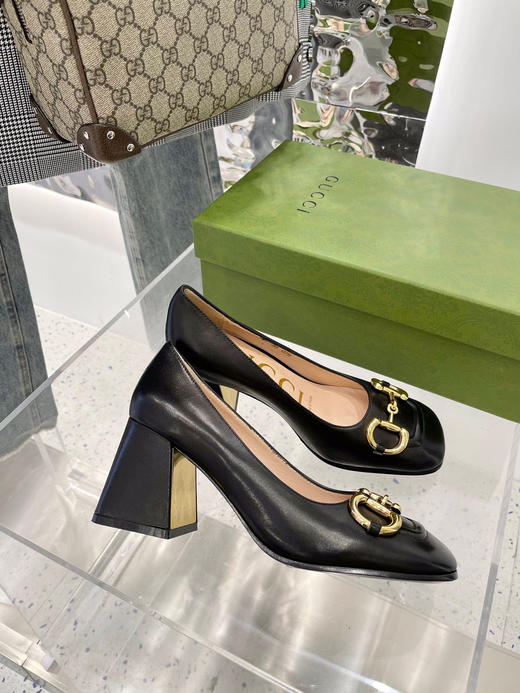 Gucci新款单鞋-黑色 商品图4