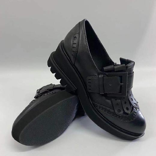 LFGJ 0402复古休闲坡跟女鞋 商品图3