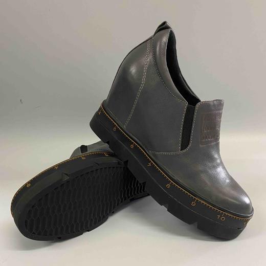 SA-LINK W502 灰色内增高厚底8厘米懒人一脚蹬 商品图4