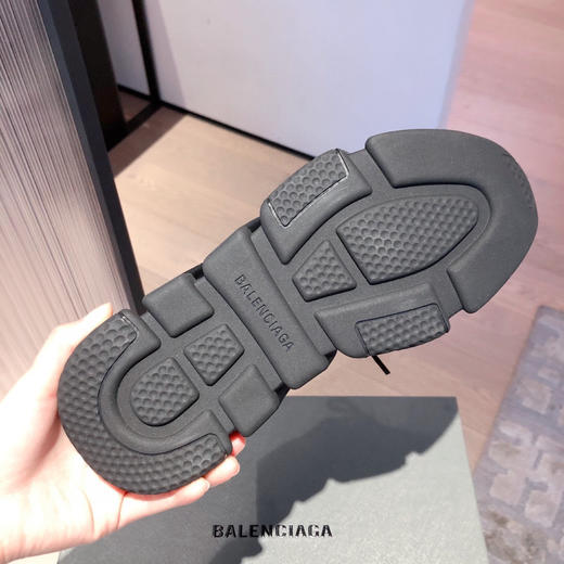 BALENCIAGA巴黎世家袜子鞋-全黑色系带 商品图8