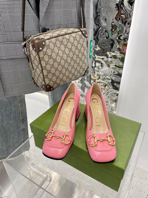 Gucci新款单鞋-粉色 商品图1