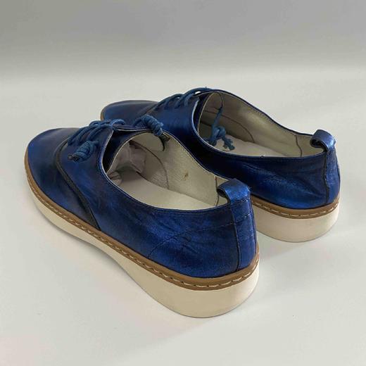 LFGJ 0202 圆头平底防滑系带时尚潮流休闲百搭韩版单鞋（微残介意慎拍） 商品图3