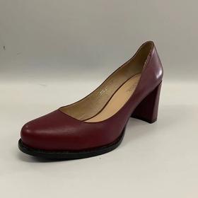 SA-LINK 萨琳M110粗跟时尚圆头船鞋