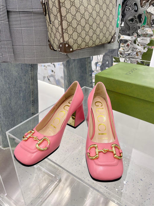 Gucci新款单鞋-粉色 商品图5