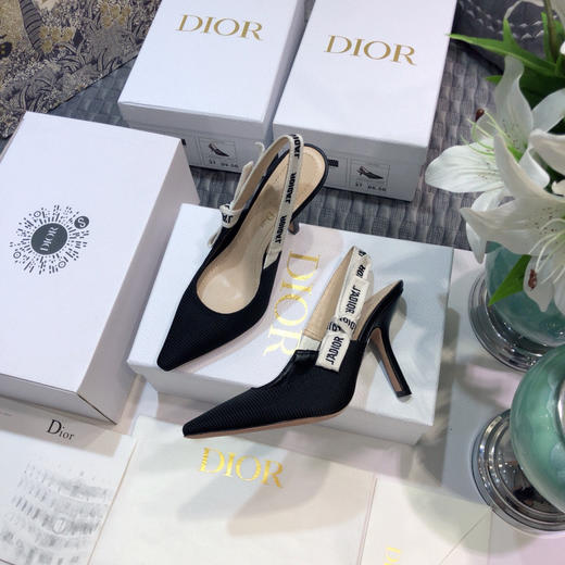 J'ADIOR织带女鞋-黑色布面 商品图6