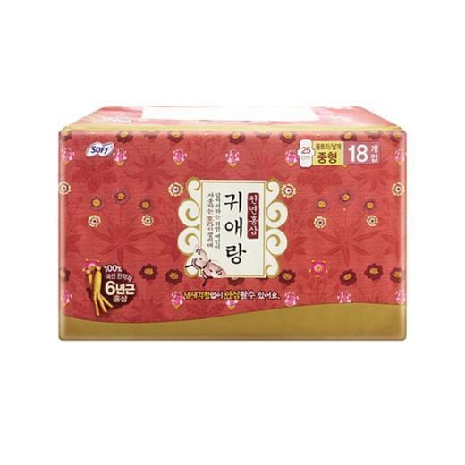 闺艾朗 贵爱娘红参卫生巾 25CM 18片JPY带授权招加盟代理 商品图0