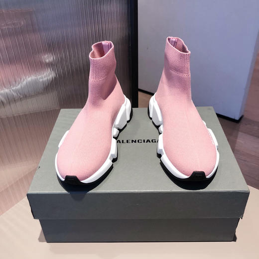BALENCIAGA巴黎世家袜子鞋-粉色 商品图1
