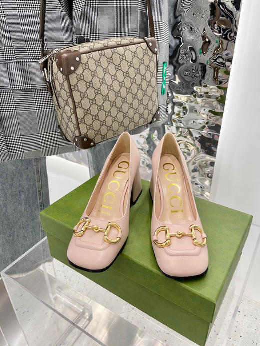 Gucci新款单鞋-粉色 商品图1