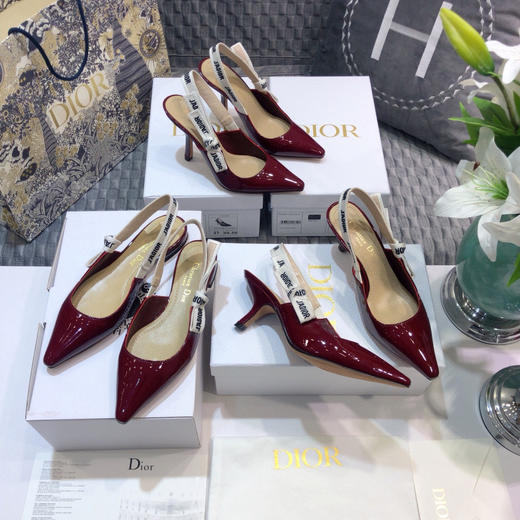 J'ADIOR织带女鞋-酒红漆皮 商品图1