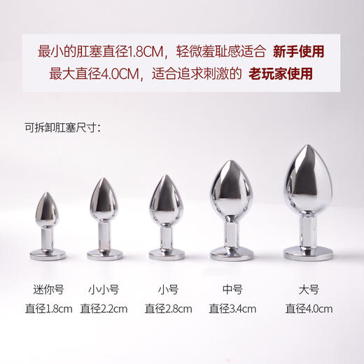 短尾兔毛球肛塞  一尾多用 可拆卸循序更换 商品图3