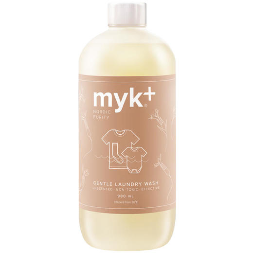 myk+洣洣温和纯净酵素洗衣液内衣内裤清洗婴儿宝宝清洗液瓶装980ml/500ml袋装【洣洣】 商品图3