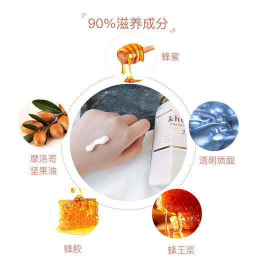 日本honey蜂蜜护发素安蒂花子无硅油滋润柔顺亮泽干枯毛躁发救星 商品图2