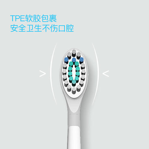 apiyoo艾优儿童清洁型、敏感型A7电动牙刷刷头原装替换刷头3支装 商品图1