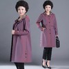 JCG-635春秋新品大码洋气新款中老年春秋外套薄女中长款风衣 商品缩略图0