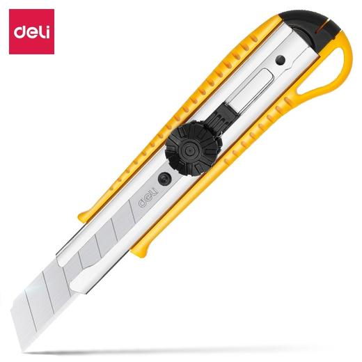 得力 2044美工刀金属壁纸刀架墙裁纸刀片可锁定刀片大号工具合金 商品图0