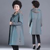 JCG-635春秋新品大码洋气新款中老年春秋外套薄女中长款风衣 商品缩略图2