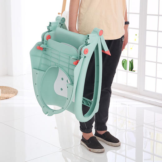 【儿童折叠洗头椅】可折叠婴儿宝宝躺卧安全椅 家用大号加固小孩防滑洗发床凳 商品图2