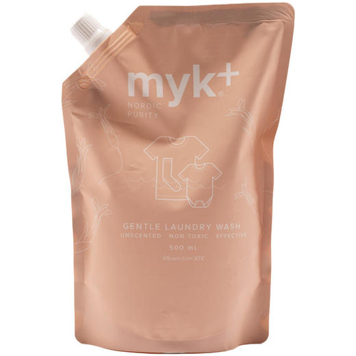 myk+洣洣温和纯净酵素洗衣液内衣内裤清洗婴儿宝宝清洗液瓶装980ml/500ml袋装【洣洣】 商品图2