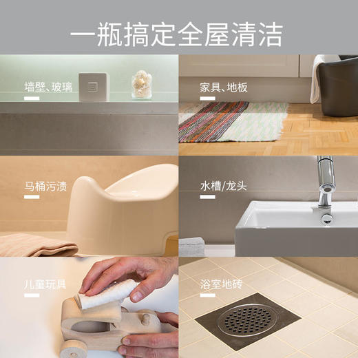 洣洣myk进口多功能清洁剂客厅家用去油污家具汽车泡沫洗涤剂500ml【洣洣】 商品图1