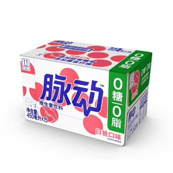 脉动0糖无糖0脂 白桃口味600ML*15瓶 商品图0