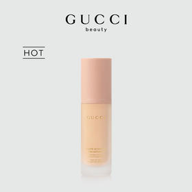 GUCCI古驰丝润真肌粉底液 自然遮瑕水雾轻哑光