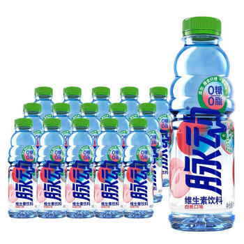 脉动0糖无糖0脂 白桃口味600ML*15瓶 商品图1