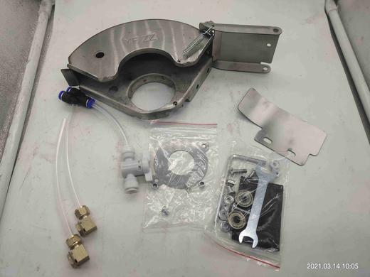 【货号02172】170-53孔角磨机无死角不锈钢防尘罩加水无尘切割开槽机改装水罩 商品图5