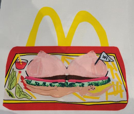 大力『汉堡』▏布艺 商品图0