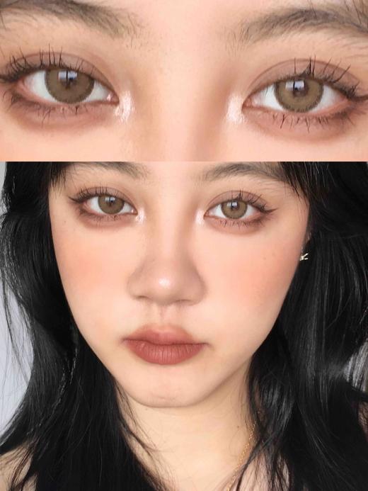 Pinkg半年抛美瞳 小酪棕 14.5mm 商品图1