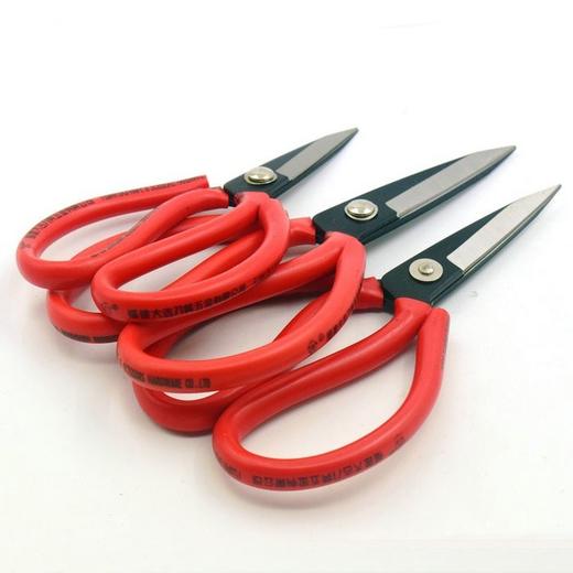 大吉民用剪 2号套管剪刀工业 家用剪刀红色柄剪刀 商品图9
