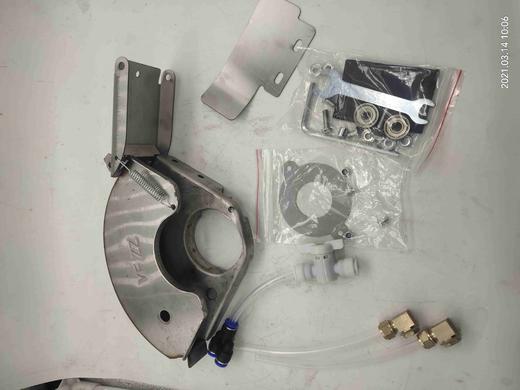 【货号02172】170-53孔角磨机无死角不锈钢防尘罩加水无尘切割开槽机改装水罩 商品图7