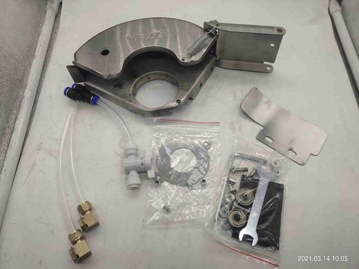 【货号02172】170-53孔角磨机无死角不锈钢防尘罩加水无尘切割开槽机改装水罩 商品图6