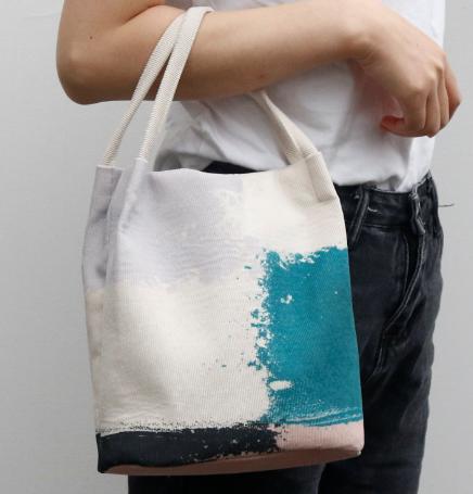 灯芯绒小水桶包 商品图0