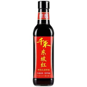 千禾东坡红特级老抽酱油500ml（新老包装随机发货）