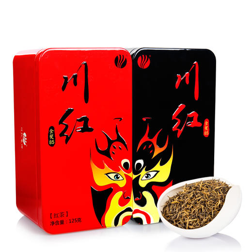 川红茶叶·金奖85工夫红茶盒装（125g*2盒） 商品图0
