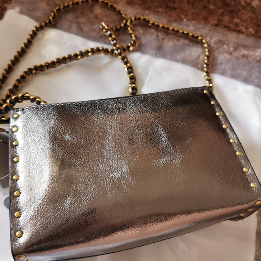 Coach parker18cm 黑皮/银 商品图5