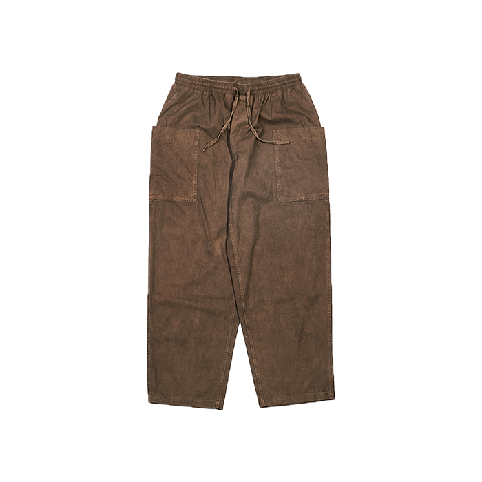 市井蓝染/草木染双侧袋长裤