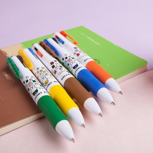 晨光彩色圆珠笔可爱米菲多功能油笔0.5mm多色按压式原子笔MF1006 商品图8