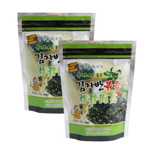 【2捆绑】海多味 炸拌海苔(中国产)70g【中】 商品图0