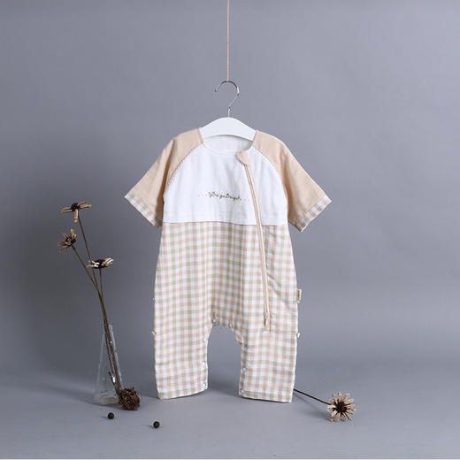 贝谷贝谷森林绿咖纱布睡袋M/L码 商品图3