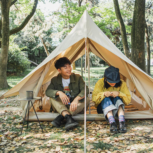 Naturehike Glamping挪客亘5.6复古棉布屋檐帐篷户外豪华露营小屋帐 商品图3